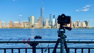 Shooting timelapse from Exchange Pl NJ