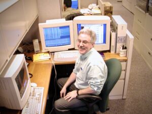 Paul McCarthy at work at JP Morgan